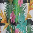 thumbnail image 4 of Designart 'Tropical Leaves Retro Pattern II' Mid-Century Modern Curtain Panel, 4 of 5