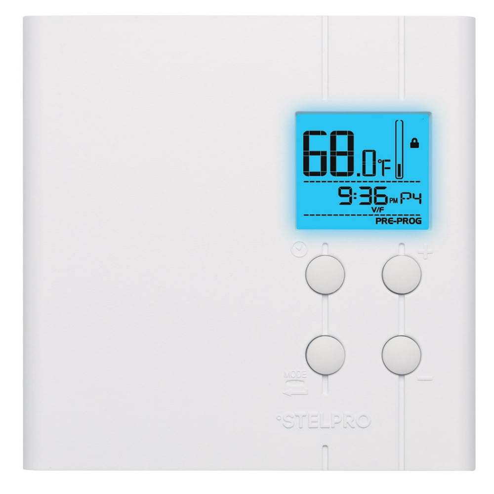 Stelpro STE402PWB White Multiple Programming Electronic Thermostat
