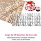 thumbnail image 2 of K Kits de 34 Piezas de Boquillas para Manga Pastelera, Stainless con 48 Boquillas de Acero Inoxidable, Cake Decoration Tool, Manga pastelera Reutilizable, 3 Raspadores de Pastel (Rosa Roja), 2 of 4