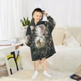 thumbnail image 6 of BZSMCE Wearable Blanket Hoodie Fashion Bloomaze Home Wear, 6 of 7
