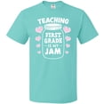 thumbnail image 3 of Inktastic Teaching 1st Grade is My Jam with Jar and Hearts T-Shirt, 3 of 5