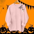 thumbnail image 3 of Towmus Women’s Halloween Print Graphic Sweatshirt Crewneck Long Sleeve Pullover Tops Oversized Casual Sweatshirts, 3 of 5