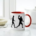 thumbnail image 6 of CafePress - Evolution Of Football - 11 oz Ceramic Mug - Novelty Coffee Tea Cup, 6 of 6