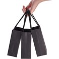thumbnail image 4 of PH Paper Bags 4.7x2.2x6.2 inches 20pcs Gift Bags Party Bags Shopping Bags Kraft Bags Retail Bags Merchandise Bags Brown Paper Bags with Handles Bulk Black DIY, 4 of 8