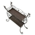 thumbnail image 4 of Plow & Hearth Two-Shelf Cast Iron Plant Stand with Birds, 4 of 6