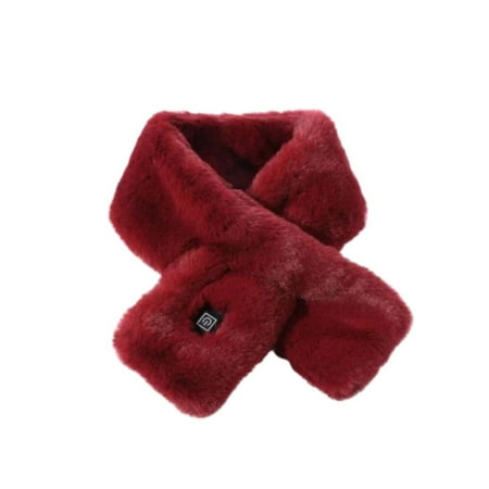 

Dadaria Heated Neck Wrap Smart USB Charging Neck And Shoulder Winter Cold Protection And Warm Heating Men And Women Scarf Wine Unisex