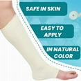Tubing Compression Bandage 1 Pc,Tube Sleeve Bandage for Cast Plaster,Elasticated Tubular Support Bandage,Cotton Elastic Support Bandages,Tubular Stocking for Arm&Leg (Beige)