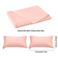thumbnail image 3 of Bxaolu 3 Piece Sheet Set - Ultra-Soft Comfy Breathable Bed Sheets with 2 Pillowcases - Hotel Luxury Bedding for Women, Men -59 x 90.55 in, Pink, 3 of 6