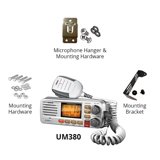 Uniden UM380 Fixed-Mount VHF/2-Way Marine Radio (White) - Walmart.com