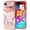 H, variant on Compatible with iPhone Air Marble Print Pattern Case, Hybrid Hard Shell + Silicone Protective Phone Cover - Resistant Protective Slim Fit Case Shockproof for iPhone Air, H