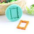 thumbnail image 3 of Cheers Vintage Rectangle Photo Frame Silicone Cake Mould DIY Fondant Sugarcraft Mold, 3 of 7