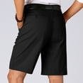 thumbnail image 4 of asjyhkr Mens Dress Shorts Plus Size Cotton Waistband Golf Shorts Casual Business Work Shorts with Pockets(Xs-5XL), 4 of 5