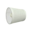 thumbnail image 5 of Aspen Creative 32713-5 Small Hardback Empire Shape Chandelier Clip-On Lamp Shade Set (5 Pack), Transitional Design in Off White, 4" bottom width (3" x 4" x 4"), 5 of 7