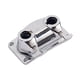 thumbnail image 1 of Placa base de metal resistente con doble orificio para tambores, soporte de montaje para tom, abrazadera para rack, accesorio de percusión WC80, 1 of 6