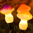 thumbnail image 2 of 1 For 3 LED Solar Mushroom Light With 1.2V600MAH Battery IP65Outdoor Garden Decorative Landscape Lamp, 2 of 9