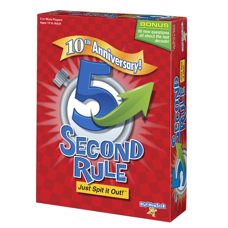 PlayMonster, 5 Second Rule, Board Game, Fast-Paced Family Party Game for Ages 10 and up
