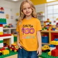thumbnail image 2 of YUEHUA Toddler Kids Boys Girls Happy 100 Days of School Shirt School Celebration Student T-Shirt, 2 of 7