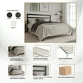 thumbnail image 7 of Castle Place Twin Metal Platform Bed In Brown, 7 of 7