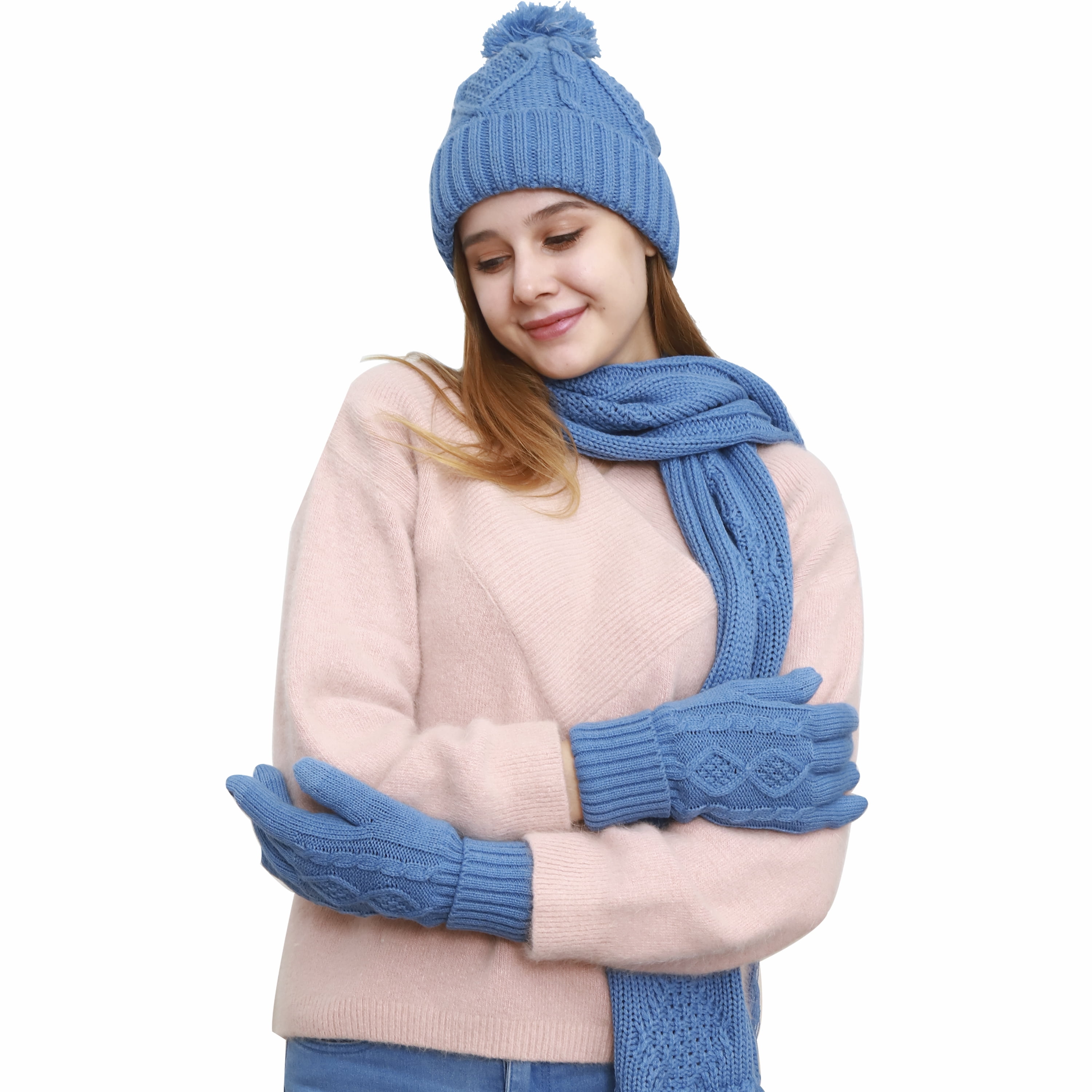 womens hat and glove set