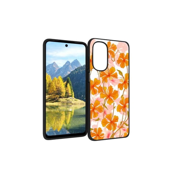 Hibiscus Phone Case, Degined for Motorola Moto G Stylus 5G 2022 Case Men Women, Flexible Silicone Shockproof Case for Motorola Moto G Stylus 5G 2022