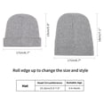 thumbnail image 6 of 6 Pack Baby Beanie Hats for Unisex Infant Toddler Cotton Beanie Newborn Hospital Hat for Boys Girls 0-6 Months, 6 of 8