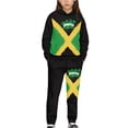thumbnail image 2 of DISNIMO Palm Tree Jamaica Hoodie Boys Hoodies Set Size 4-5 Boys Hoodie And Jogger Set for Boys 2 Piece Hoodie Set Kids Pullover Sweatshirt Boys Drop Shoulder Hoodie with Pockets Soft Hoodies, 2 of 7