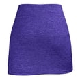 thumbnail image 4 of Pantalones cortos para correr para mujer con forro Pantalones cortos deportivos 2 en 1 con bolsillos Ropa deportiva, Púrpura-S brillar Electrónica, 4 of 4