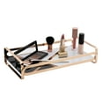 thumbnail image 5 of Home Details Color Block Steel Vanity Tray in Gold, 5 of 5