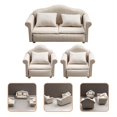 thumbnail image 3 of 3 Pcs Couch Sofa Miniature Couch Model Dolls House Furniture Couch Miniature Sofa Model Miniature Sofa Pillow, 3 of 4