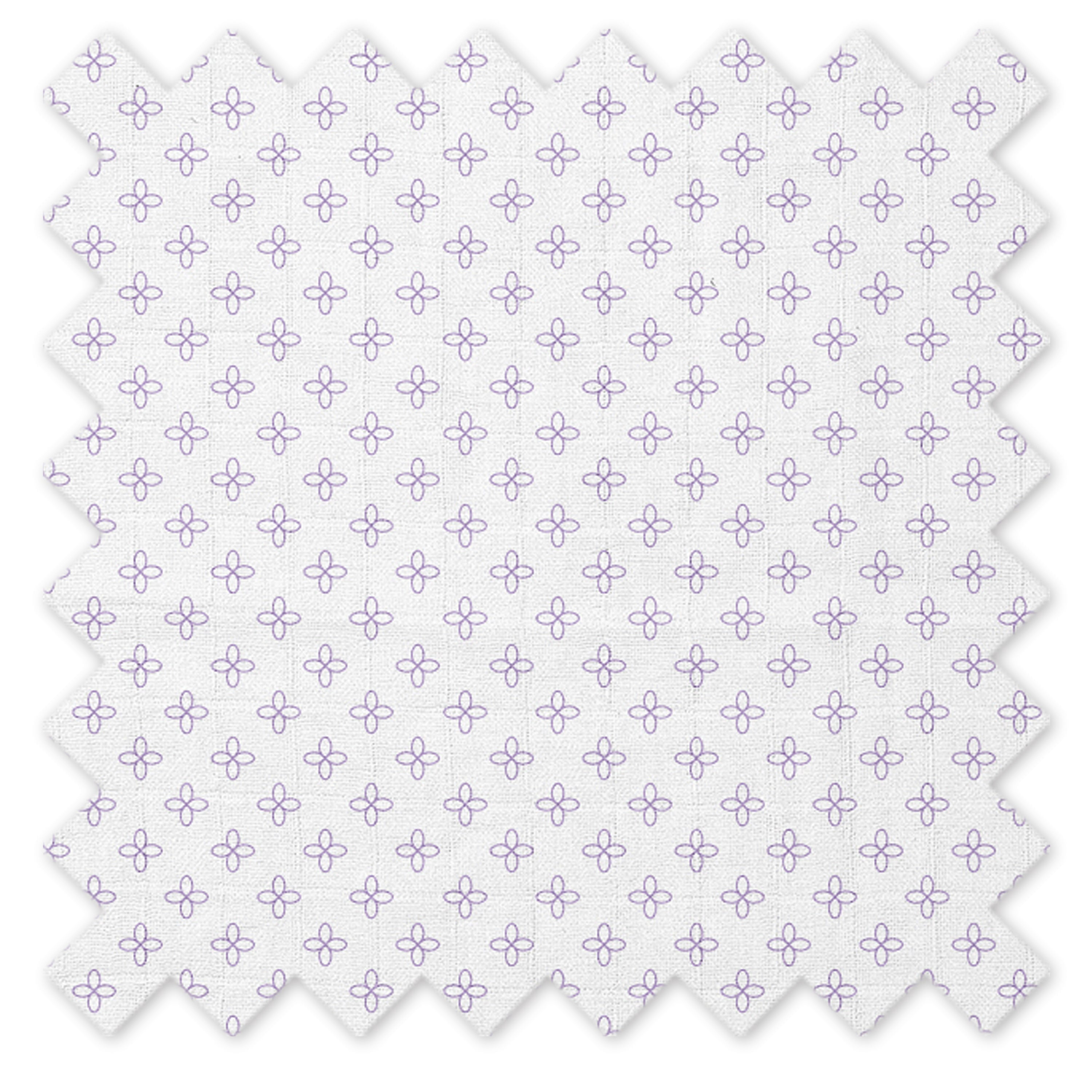 Bacati - Petals Lilac Quilted Muslin Changing Pad Cover