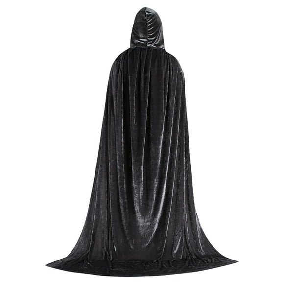 Wraps Unisex Velvet Cape for Halloween Elegant Solid Color Mantle with Multiple Sizes for Versatile Use