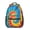 Red and Yellow, variant on Red and Yellow Tie Dye Pattern Backpack for School, Cute School Bag with Adjustable Shoulder Straps and Padded Back, 15.3"x11"x6.7"