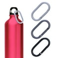 thumbnail image 2 of SIEYIO Carabiner Clip Oval Shape Climbing Buckle Aluminum Alloys Heavy Locking Hook, 2 of 11