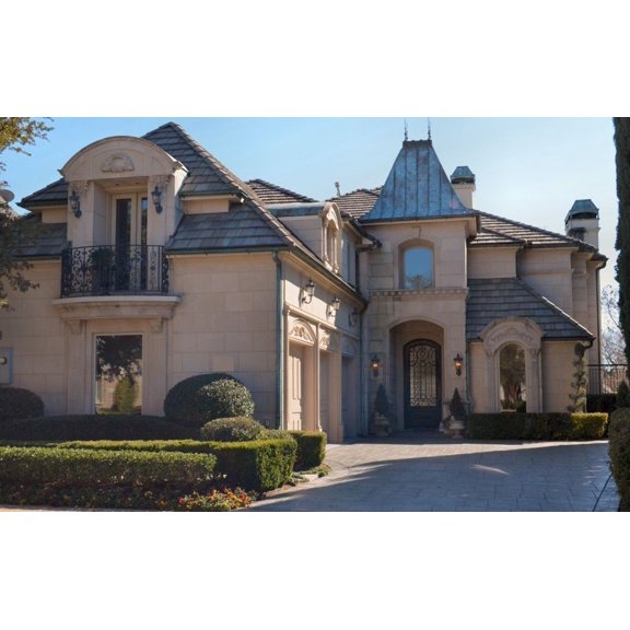 015-1219: Luxury Neoclassical 0 Bed, 4 Bath Luxury Home Plan, 3427 Sq Ft: Full Blueprints with License to Build by Home Plan Marketplace - Lesuto