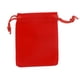 thumbnail image 2 of 50 Uds. Bolsa pequeña de terciopelo, duradera, lavable, con cordón, bolsas de joyería, elegantes bolsas de almacenamiento ligeras, Baby Shower Almacenamiento y organización del hogar Rojo Toystoory HA075519-02, 2 of 6