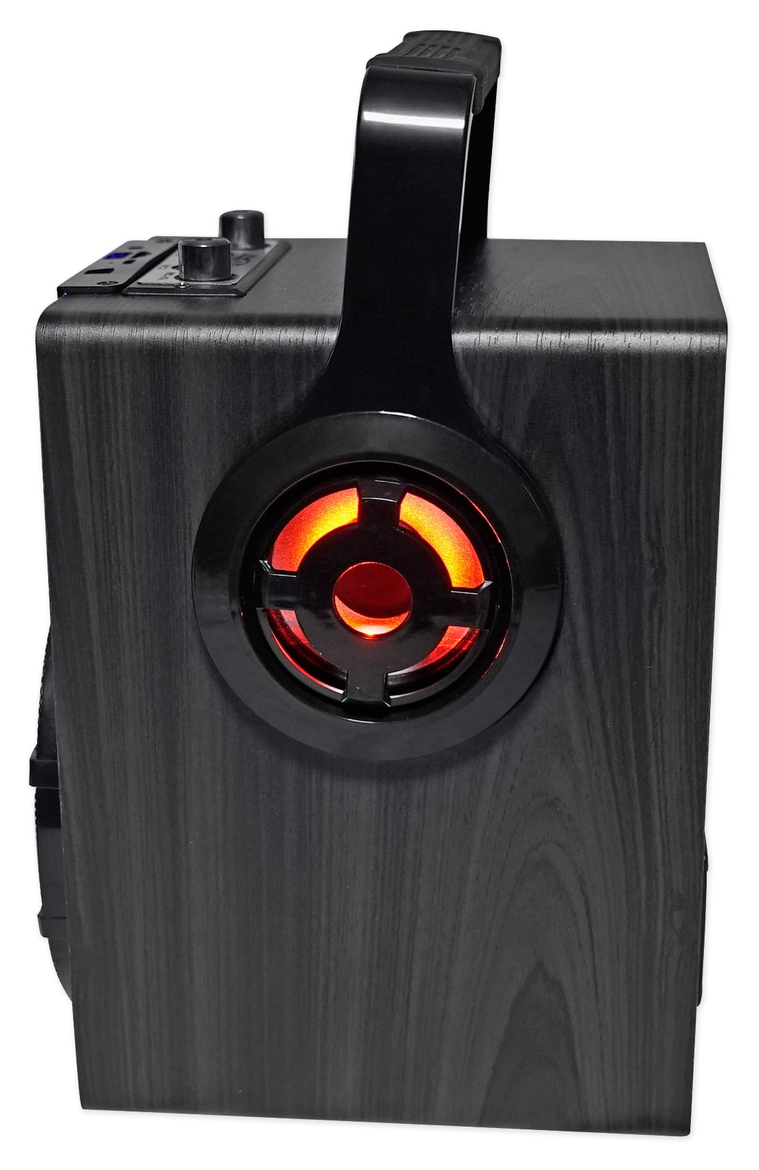 Technical Pro WASP420 Bluetooth Karaoke Machine System w/LED's+Mic+Tablet Stand
