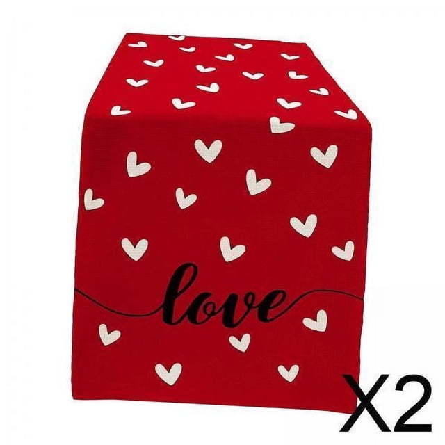 Caminos de Mesa para el Día de San Valentín Macarena Mantel de 72 Pulgadas