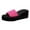 Hot Pink, variant on Mostsola Slippers for Women Platform Sandals Backless Wedges Heels Slip on Sandals Shoes
