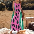 thumbnail image 2 of Leopard Print Pattern Sleeveless Dress Woman Fashion Long Dresses Women's Summer Suit Dress Summer 2025 Women, 2 of 7