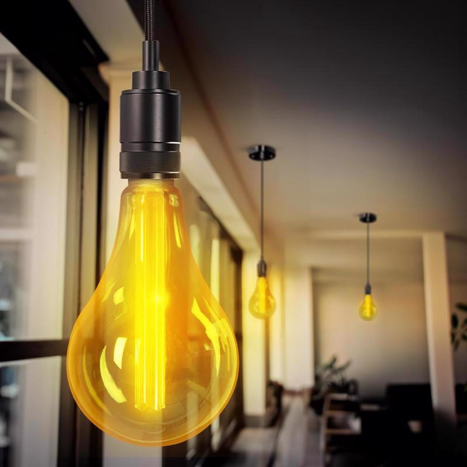 Feit PS50 E26 (Medium) Filament LED Bulb Warm White 60 Watt Equivalence 1 Pk