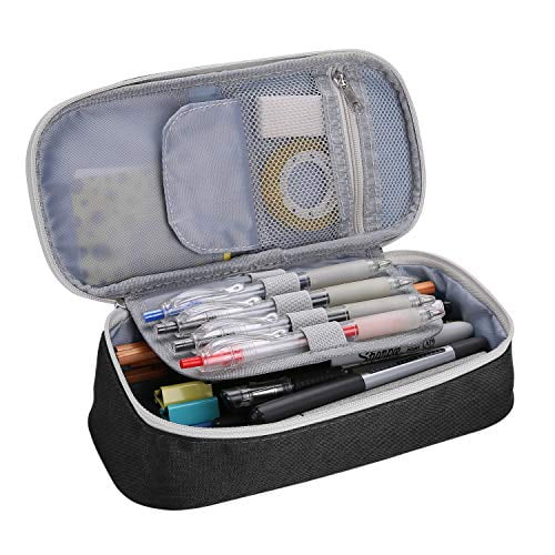 Student Pouch Bag Storage Pen Pencil Case Mesh Pencil Bag Stationery BL 