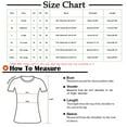 thumbnail image 3 of Xihbxyly Womens Tops, Shirts for Women Button Down Shirt V Neck Henley Loose Tops Short Sleeve Blouses Tunic Tops Casual Pleated Basic Pullover Independence Day Tops # Clearance Items #3, 3 of 5