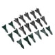 thumbnail image 1 of 10Pcs Carbon Fiber Style Universal Car Rear Roof Shark Fins Spoiler Wing Decor, 1 of 9