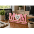 thumbnail image 5 of Mom You’re The Best Wooden Tabletop Sign Pink | Mother’s Day Home Decor Freestanding 9x6 Gift for Mom, 5 of 5