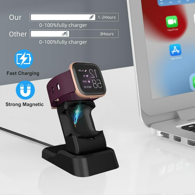 Charging Station Is A Fitbit Versa Compatible With An Iphone TSV