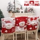 thumbnail image 1 of ¡Precios Rebajados!, Decoraciones navideñas Nueva tela tridimensional Funda para silla de muñeca Funda para mesa y silla de Papá Noel Funda para taburete Funda para respaldo de silla Akmoler, 1 of 8