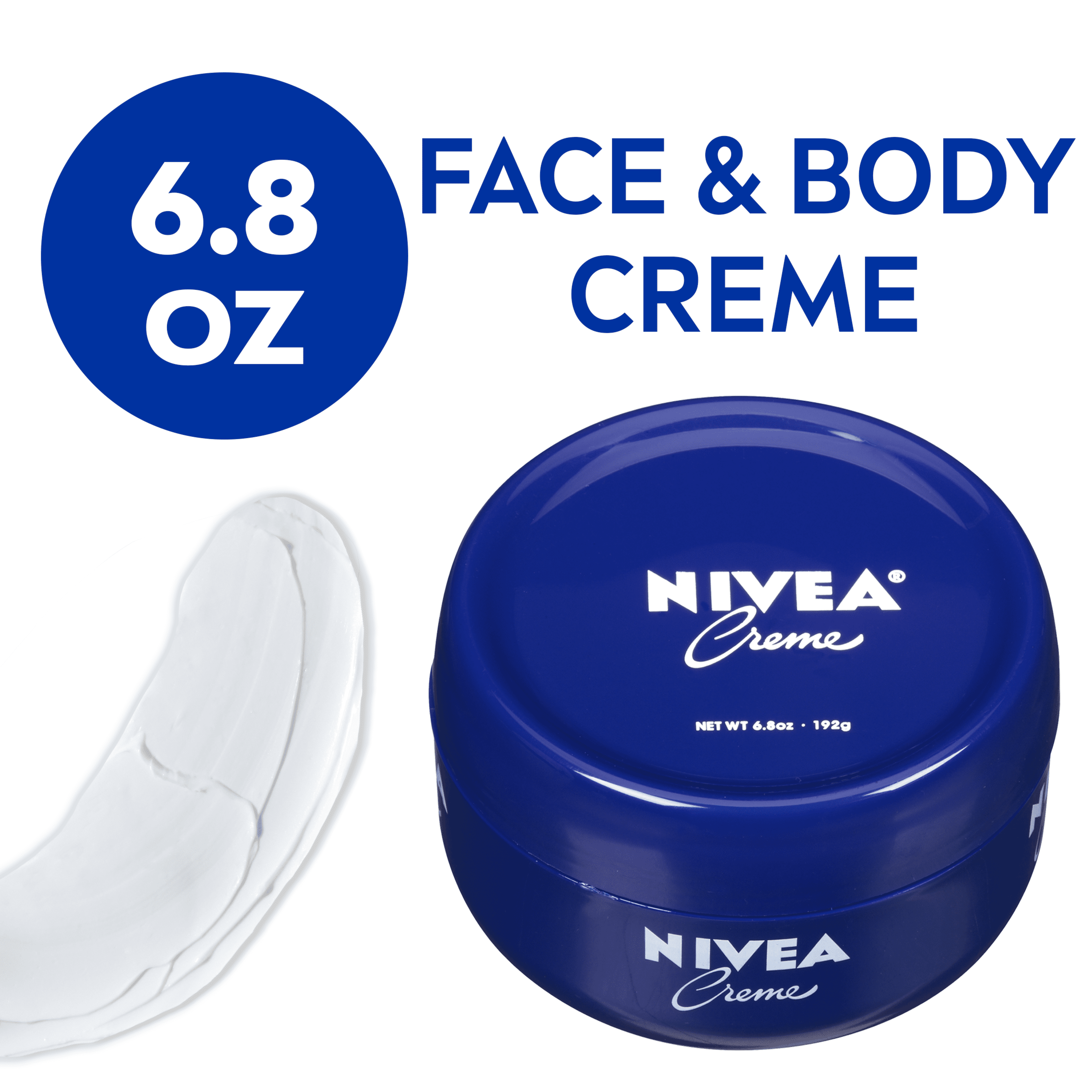 Bedrijfsomschrijving werkgelegenheid belediging NIVEA Creme Body, Face and Hand Moisturizing Cream, 6.8 Oz Jar - Walmart.com