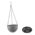 thumbnail image 4 of Plantador colgante Canasta colgante autogirante con depósito versátil Versátil Modern Flower Plant Pot para Ivy Hydroponic Settings Gris, 4 of 8