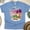 CarolinaBlue, variant on Vacation Time Beach T-Shirt – Sunset Palm Trees & Summer Holiday Graphic Tee, Azalea, Size S