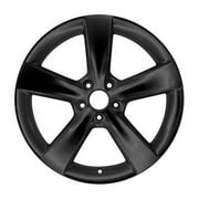 KAI 18 X 7.5 Reconditioned OEM Aluminum Alloy Wheel, All Painted Gloss Black, Fits 2013-2016 Dodge Dart